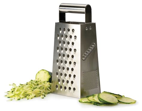 stainless steel grater with box|microplane 4 sided box grater.